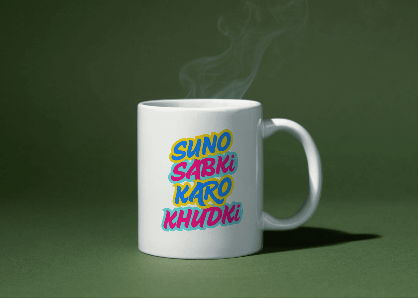 Suno Sabki Karo Khudki Mug – Hindi Motivational Quote Mug for Daily Inspiration - livforia
