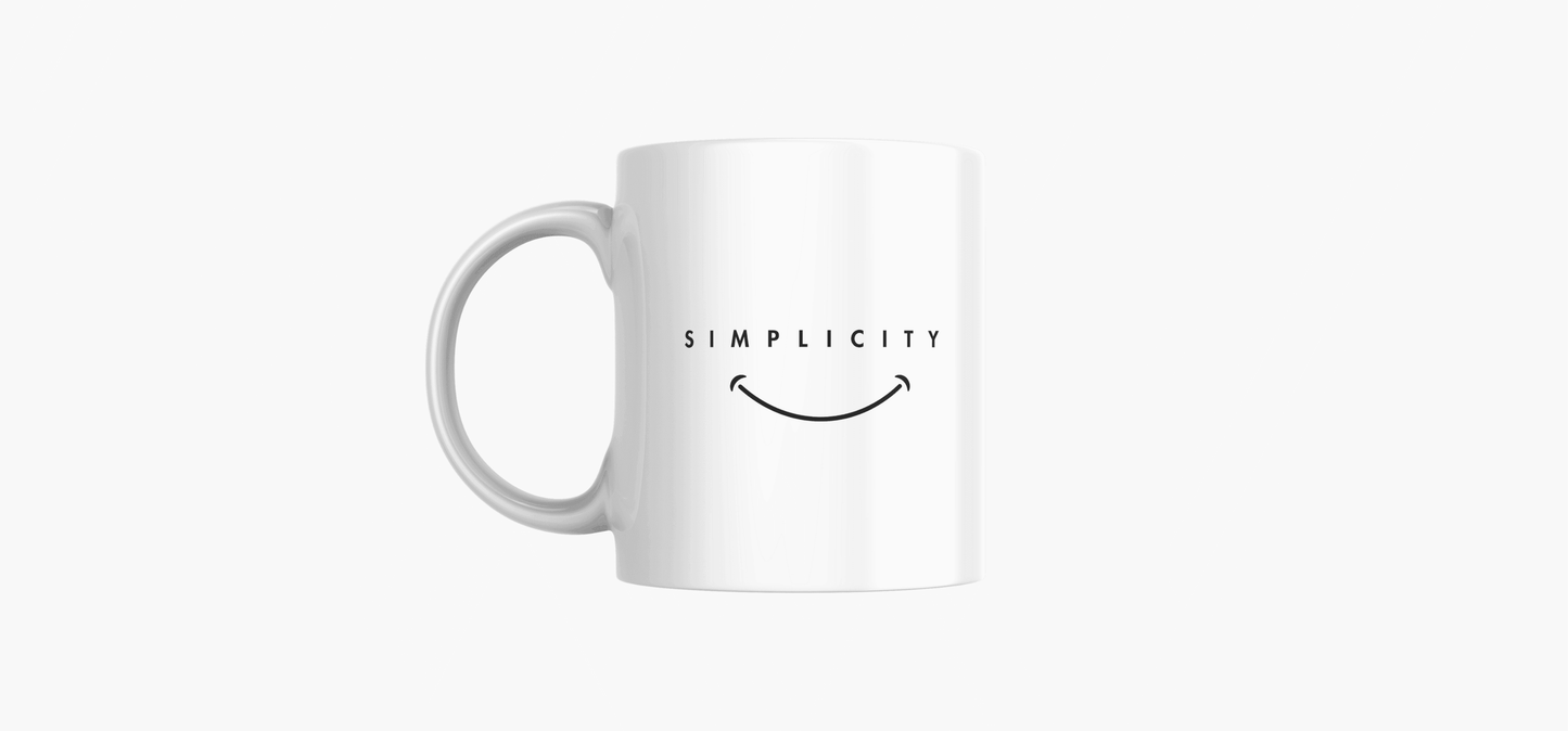 Simplicity Mug – Minimalist Aesthetic Coffee Mug - livforia