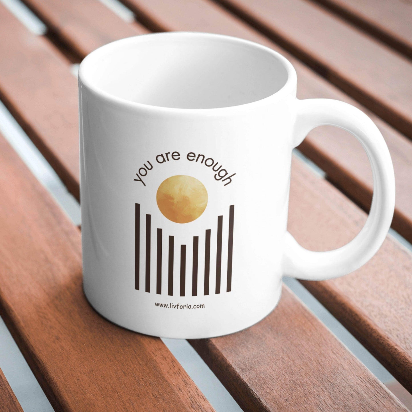 You Are Enough - Minimalist Motivational Mug
