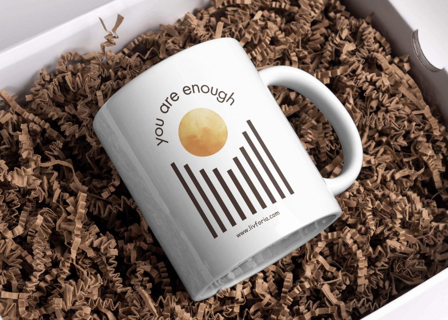 You Are Enough - Minimalist Motivational Mug