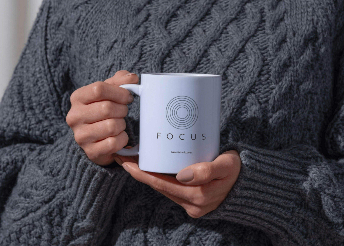Focus – Minimalist Ceramic Mug - livforia