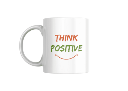 Think Positive – Motivational Ceramic Mug - livforia