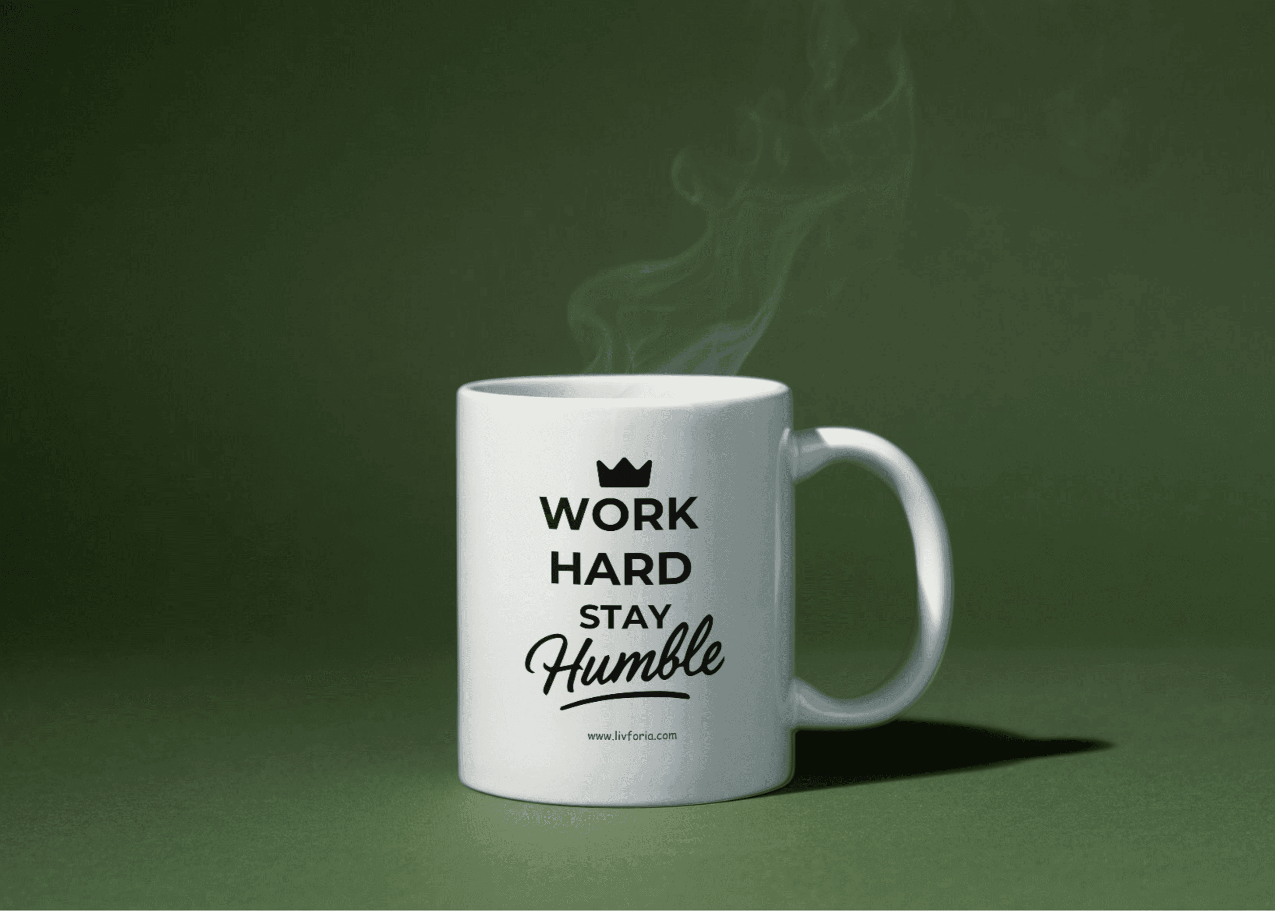 work hard stay humble- motivational & inspirational mug