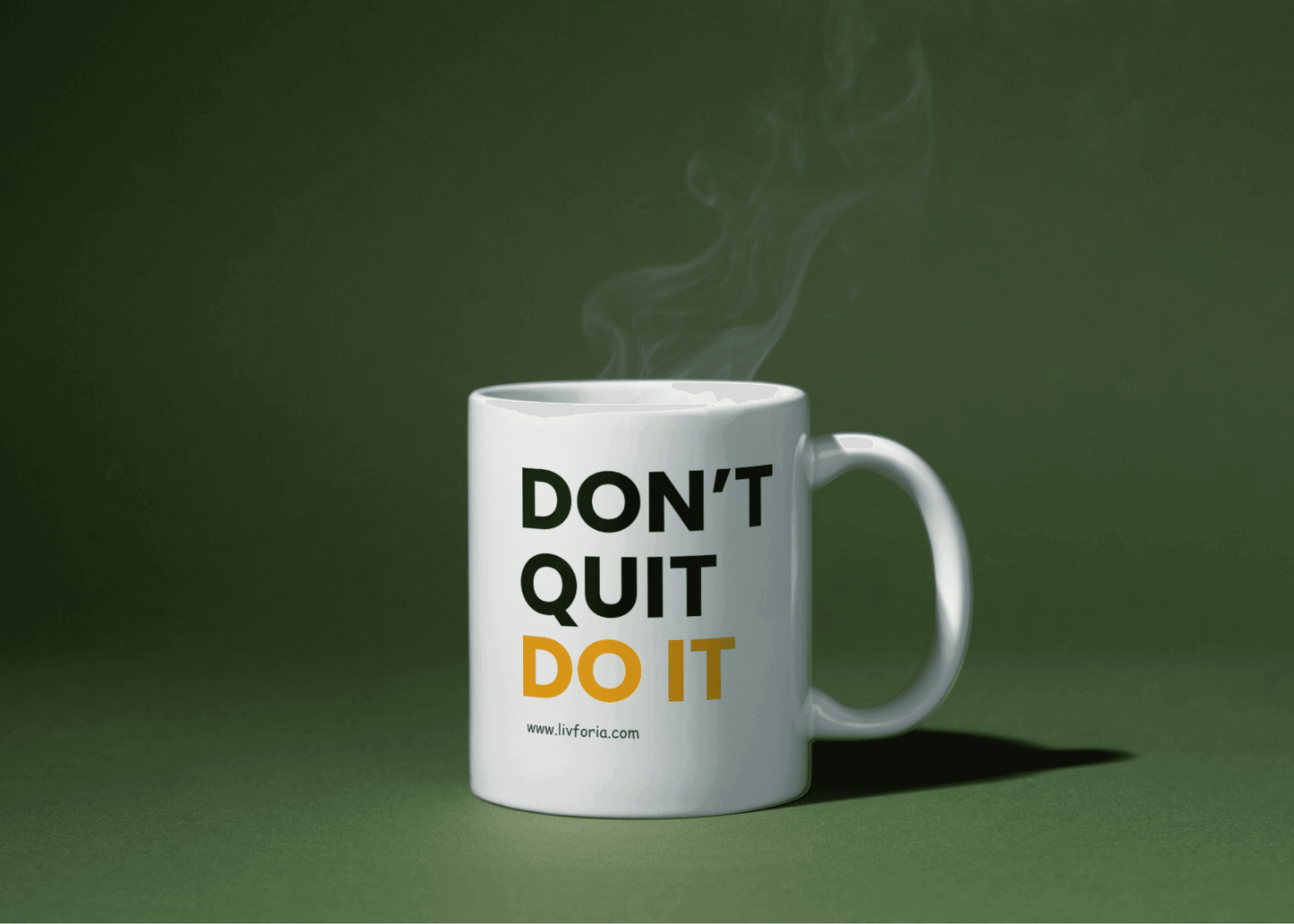 Don't Quit Do It Mug – Motivational Quote Mug for Daily Hustlers - livforia