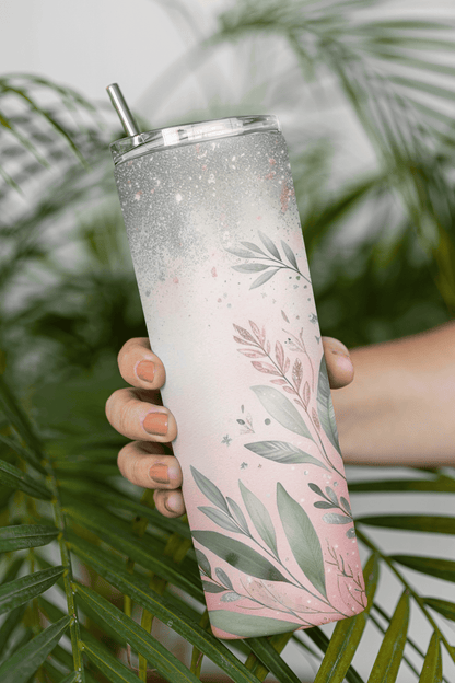 Blush Bloom Tumbler – Cold for 12 Hrs | Hot for 6 | Eco-Friendly | Leak-Proof livforia
