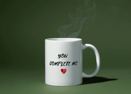 You Complete Me – Romantic Ceramic Mug - livforia